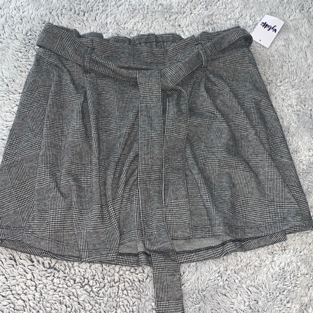 Skater plaid skirt